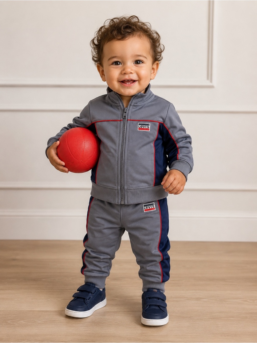 Levi's Grey Baby Boy Track Suit - 12 Months